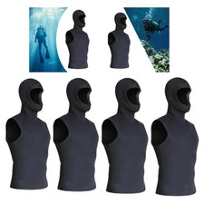3mm Neoprene Wetsuit Hooded Vest Thermal for Kayaking Water Sports Canoeing