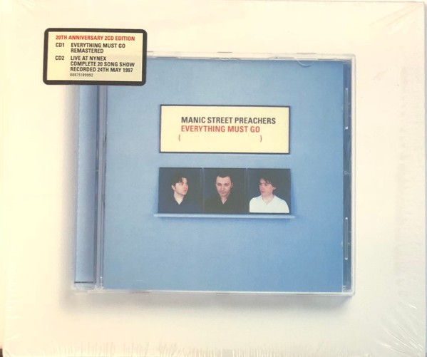 Manic Street Preachers - Everything Must Go (2016)  20th Anniversary 2CD  NEW