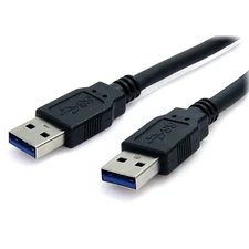 Startech 6 Ft Black Superspeed Usb 3.0 Cable A To A - M/m - Type A Male Usb -