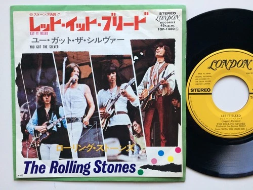 The Rolling Stones "LET IT BLEED" JAPAN ORIGINAL CUPPLING LONDON 45 7" TOP-1460