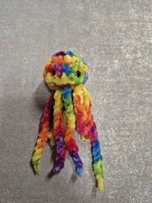 Handmade Rainbow Crochet Jellyfish
