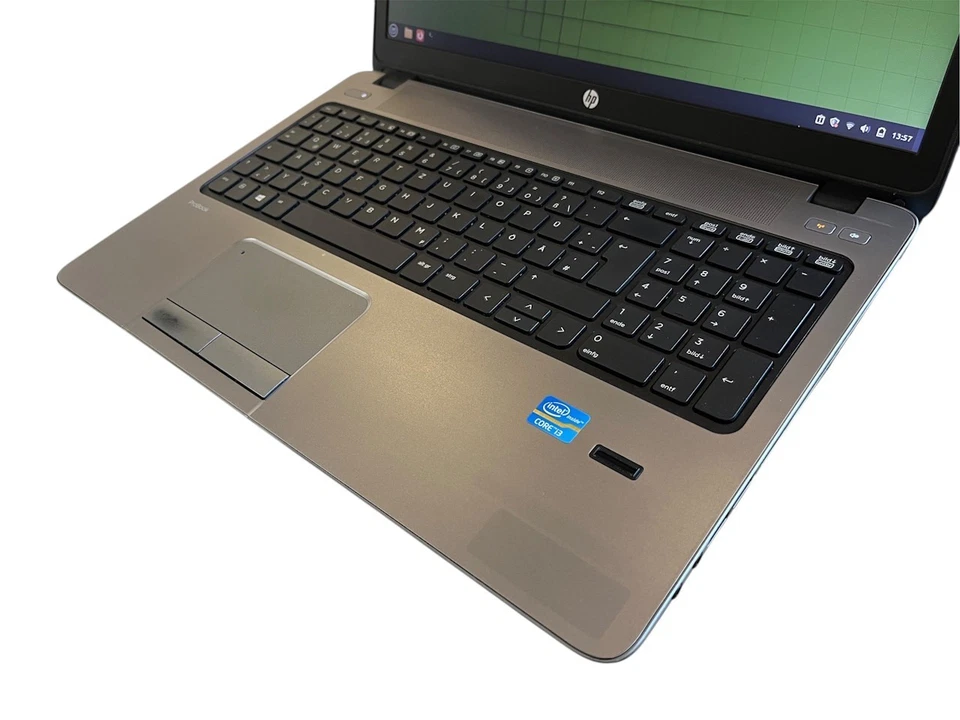 Linux Laptop mit Laufwerk, HP ProBook 450, i3, 8GB RAM, 256GB SSD, Mint - Bild 2 von 3