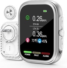 Radon Detector for Home and Basement, ±10% Accuracy, 6H First Reading