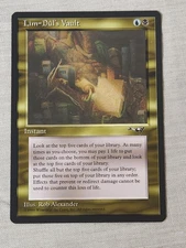 NM Lim-Dul's Vault Alliances Mtg Magic the Gathering