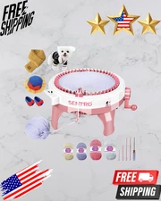 Needles Knitting Machine Smart Circular Loom Row Counter Crochet Weaving