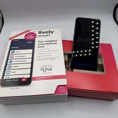 Lively Jitterbug Smart3 Smartphone for Seniors Large 6.2'' Screen