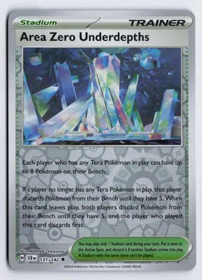Area Zero Underdepths - SCR #131/142 SV07: Stellar Crown Reverse Holofoil NM