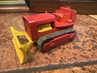 Lesney Matchbox Series Case Bulldozer Tractor No.16 Red/Yellow With Tracks 1969
