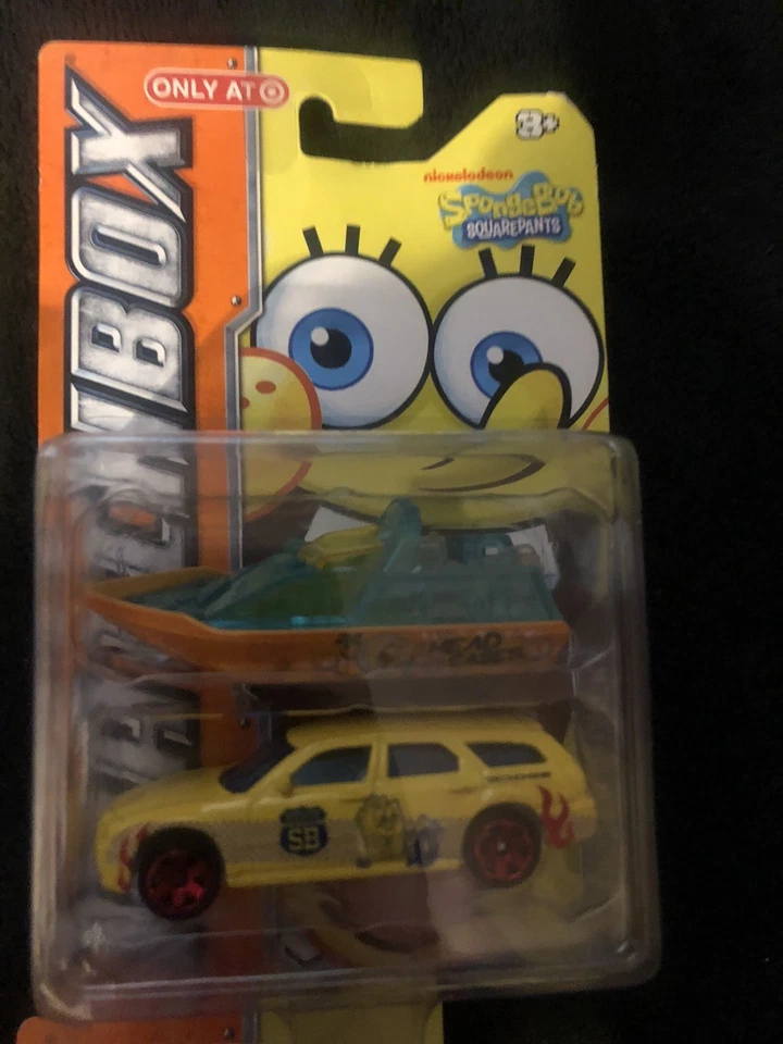 4 Unopened 2011 Matchbox Diecast Easter 2 Pack Nickelodeon Spongebob SquarePants - Image 3 of 4