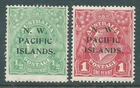 NORTH WEST PACIFIC ISLANDS 1918-22 mint pair of low values