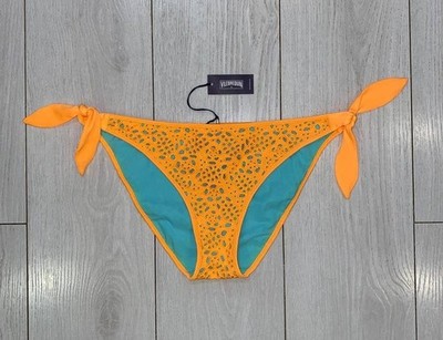 Women Vilebrequin Bikini Bottom Orange 40 / L / 48