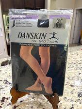 Danskin Women's Footed Tights Black Style 69 Size C - NEW