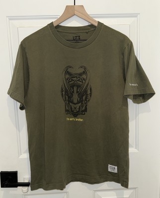UT Uniqlo Marvel Universe In Equilibrium Loki Graphic Tee T Shirt Medium M