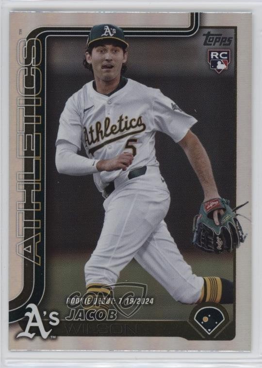 2025 Topps Update Rookie Debut Rainbow Foil Jacob Wilson #US180 15ko