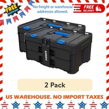 2 Pack Hart Stack System Two Drawer Tool Box Fits Harts Modular Storage 2 Pack Hart Stack System Two Drawer Tool Box Fits Harts Modular Storage