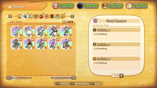 🛠️ Legendary Life Tools Set (alle 10) - Schnelle Lieferung - Fantasy Life i - Bild 10 von 13