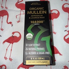Mullein Drops for Lungs - USDA Organic Liquid - Mullein Leaf Extract