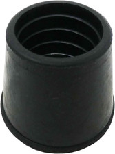Shepherd 12 Pack Non-Slip round Rubber Leg Tip Floor Protectors 1-1/2" Inner Dia