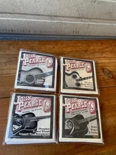 Mixed Lot 4 Sets John Pearse Guitar Strings Acoustic Phospor Bronze Nickel