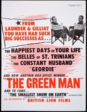 GREEN MAN 1956 Alastair Sim, Jill Adams, George Cole, Colin Gordon TRADE ADVERT