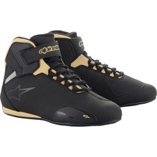 Alpinestars Stella Sektor Ladies Motorcycle Motorbike Shoes Black / Champagne