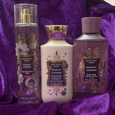 3pc Bath  Body Works Moonlit Goddess Fine Fragrance Mist Body, Wash  Lotion