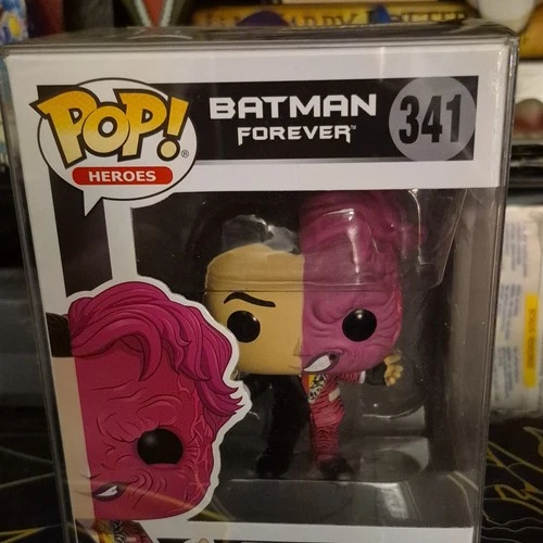 Funko Pop! Heroes Batman Forever Two-Face #341 With Protector Vinyl Figure