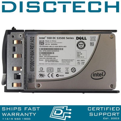 Dell 342-6099 800GB Enterprise Read Intensive 2.5in 6Gbps D273R MLC SATA SSD Kit