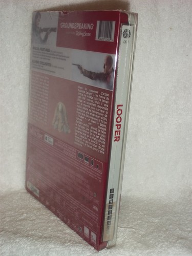 Looper (Blu-ray/DVD, 2015 STEELBOOK) sci-fi Bruce Willis Joseph Gordon Levitt - Picture 2 of 6