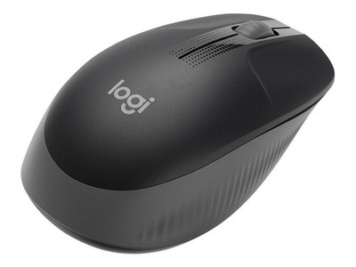 Logitech M190 Wireless Maus optisch kabellos USB Grau Full Size