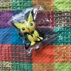 Vintage 2001 Nintendo Pokemon Pichu Kelloggs Cereal Bowl Pals Mini 2" Toy (New)