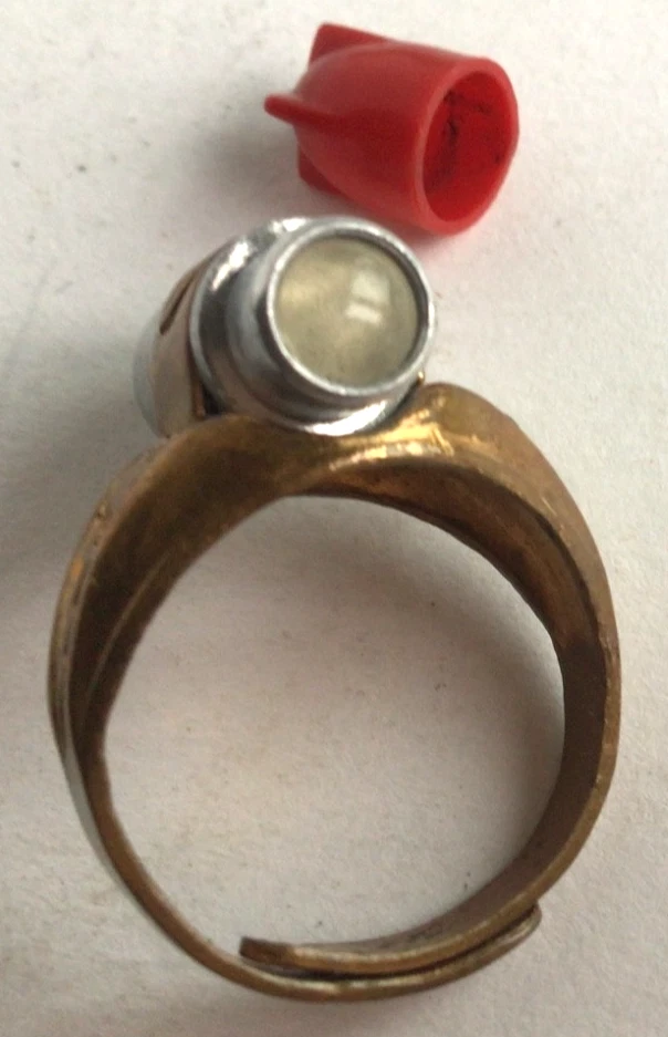 Кольцо Lone Ranger Atom Bomb 1947 винтажное хлопья Kix премиум-класса полное оригинальное - Изображение 4 из 4