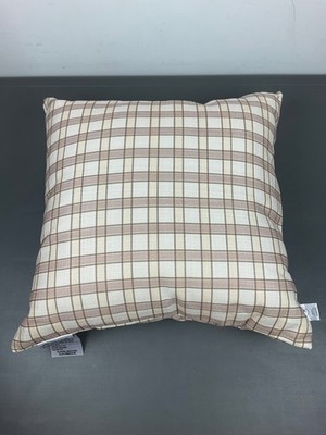 Sewing Down South 19x19 Plaid Decorative Pillow Prefilled