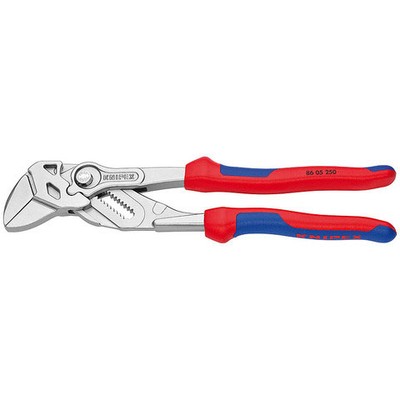 Knipex Mini Plier Wrench, Nickel-Plated, 6-Inch Adjustable Tool (8605150)
