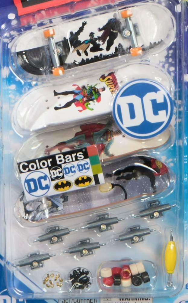 New Rare Tech Deck Superman Skateboards Fingerboards DC Series 4