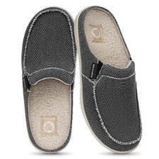 Mens Slippers with Arch Support, House Shoes for Men with Anti-Slip Sole 10.5