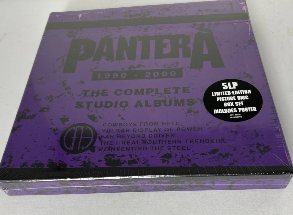 Pantera The Complete Studio Albums 1990-2000 Picture Disc, Poster, Rhino, Sealed - Image 3 of 4
