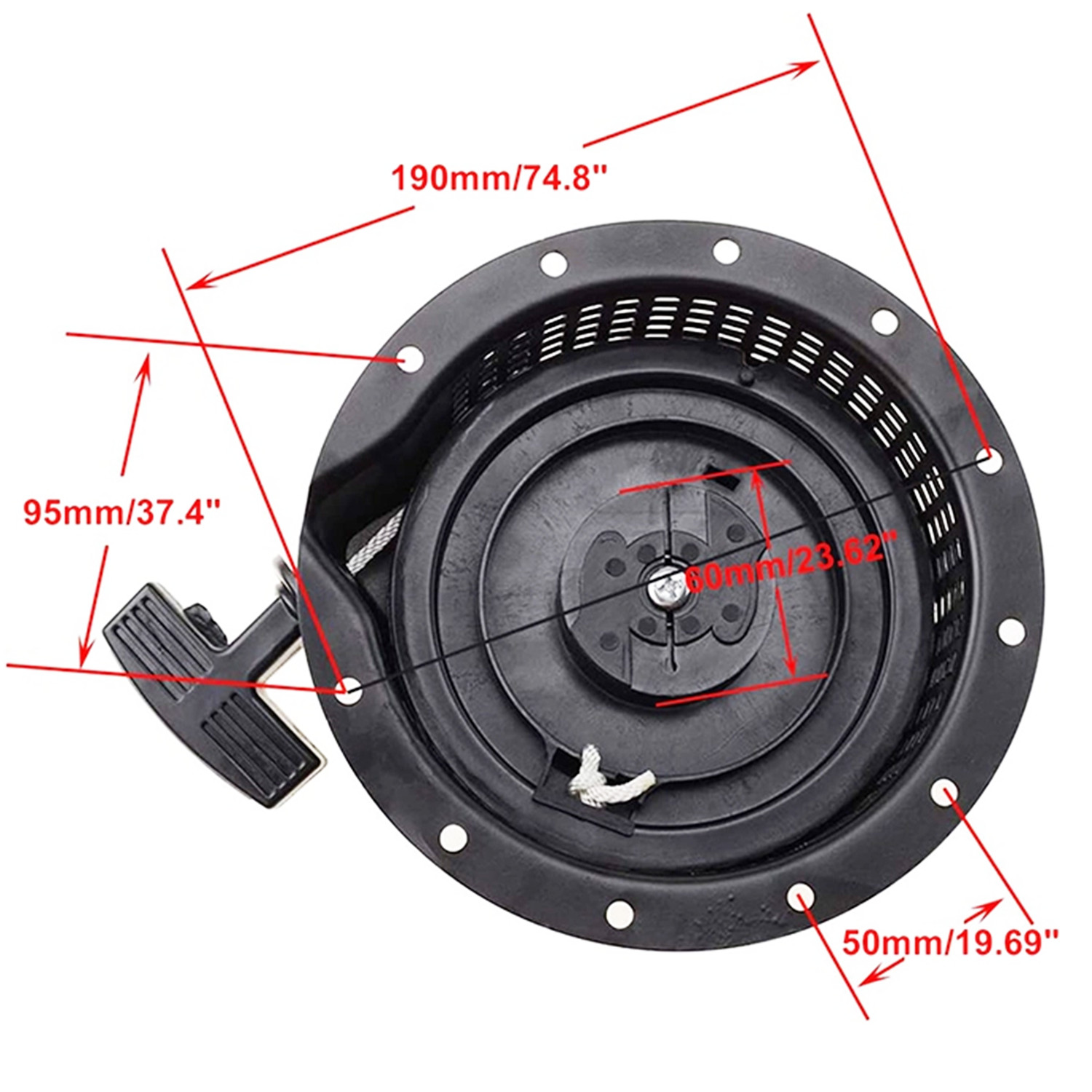 Alloy Pull Start Starter Pully