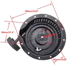For Yamaha Engine MZ360 EF6600 Motor Generator Alloy Pull Start Starter Pully