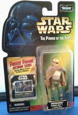 Star Wars Action Figure 69858 - Orrimaarko (Prune Face) Con Blaster E Freeze Frame Action Slide - Edizione Limitata