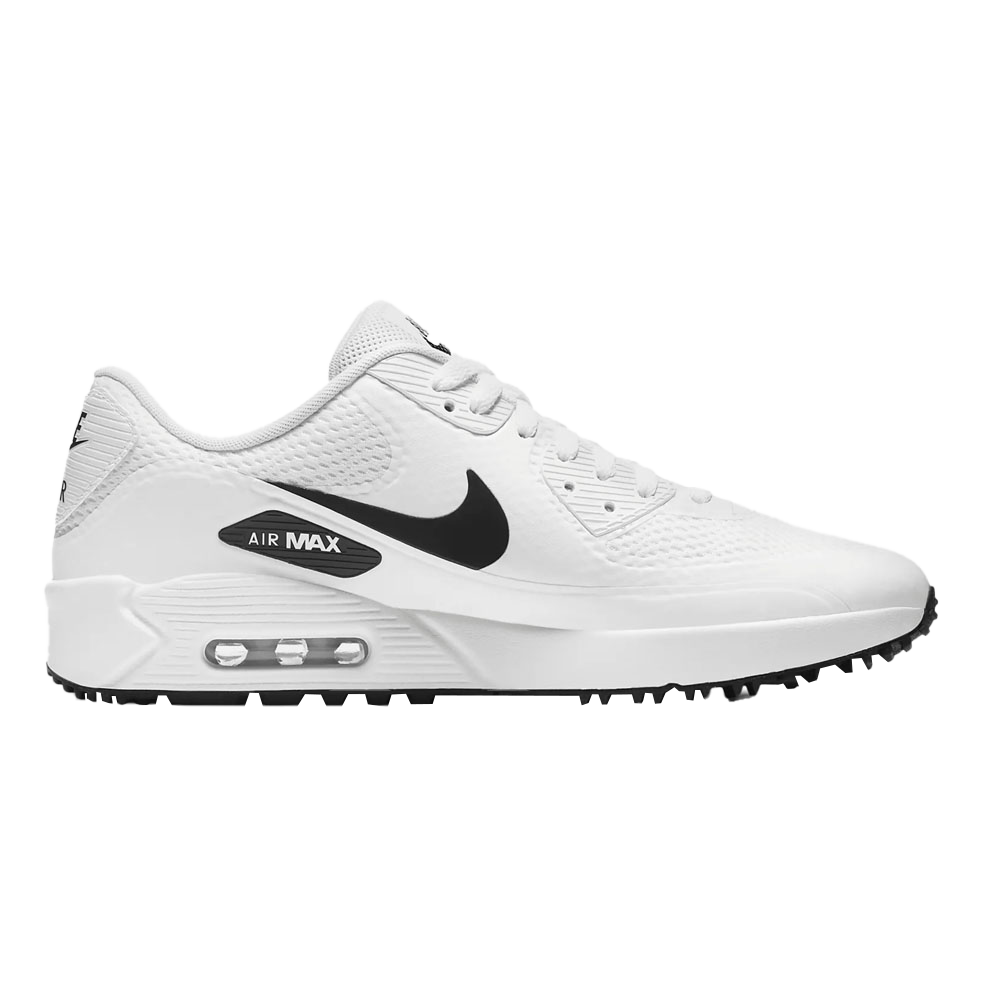 Nike Air Max 90 Golf Shoe White/Black eBay