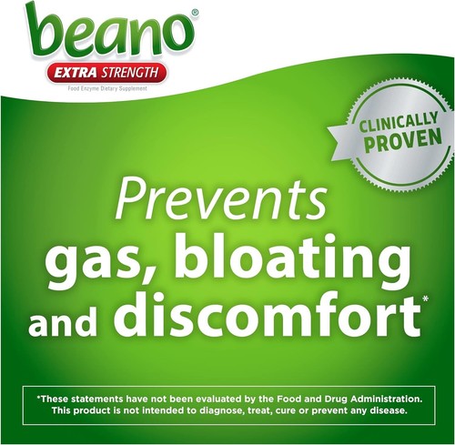 Beano Digestive Enzyme, Gas Prevention & Digestive Enzyme Supplement, 150 Count - Picture 6 of 9