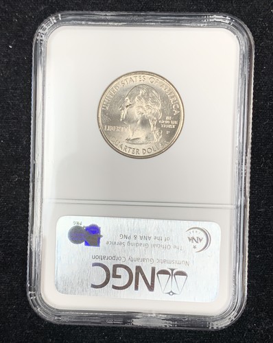 2000 P 25c Virginia Brilliant Uncirculated NGC - Picture 2 of 2