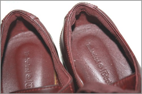 TIMBERLAND Ortholite Femme cuir bordeaux T 41 / 9.5W/ 7UK TBE - Imagen 7 de 9