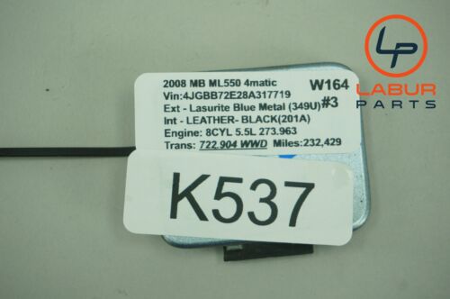 +k537 W164 MERCEDES 06-08 ML CLASE PARACHOQUES TRASERO REMOLQUE GANCHO OJOS CUBIERTA AZUL - Imagen 4 de 4