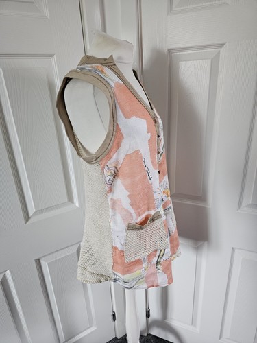 Elisa Cavaletti Daniela Dallavalle Blouse Size L Net Back Arty - Picture 5 of 14