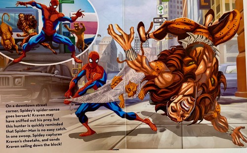 MY BUSY BOOKS Marvel SPIDERMAN 12 Figurines Storybook Play Mat Brand New - Picture 4 of 7
