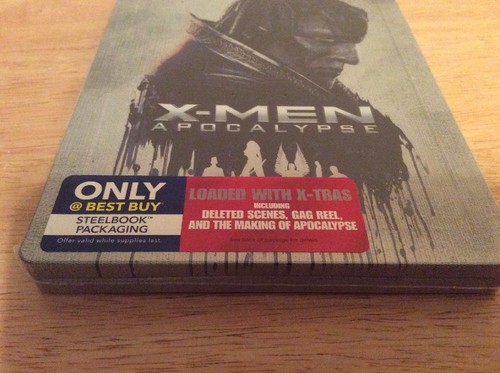 X-Men: Apocalypse (Blu-ray/DVD, Includes Digital Copy SteelBook Best Buy SEALED - Picture 8 of 11