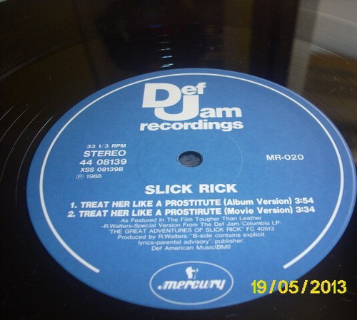 Slick Rick - Teenage Love (12") (Very Good Plus (VG+)) - Picture 4 of 4