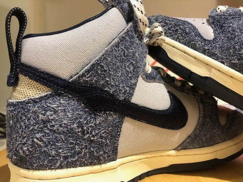 NIKE DUNK HIGH NOTRE DEADSTOCK MENS SIZE 7.5 CW3092-400 MIDNIGHT NAVY - Picture 8 of 9